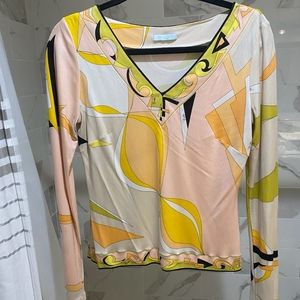 Emilio Pucci long sleeve blouse
